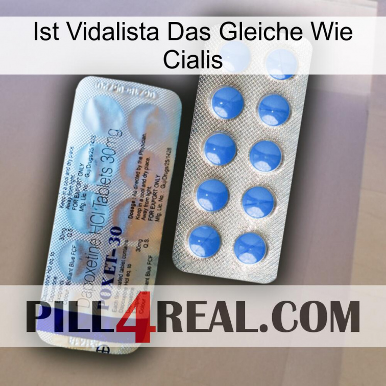 Is Vidalista The Same As Cialis 39
